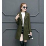 Áo dạ lông cừu nữ dáng dài cao cấp favishop