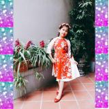 Áo dài bé gái 10 tuổi