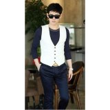 Áo Gile nam Hàn Quốc GL01 (trắng)