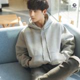 Áo hoodie nam trơn 1 màu dày dặn - hd05 xám