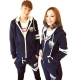 Áo khoác cặp tay phối sọc cá tính Thời trang giá gốc