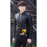 [HCM]Áo Khoác Da Nam Cổ Trụ Lót Lông - DB18