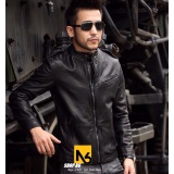 [HCM]Áo Khoác Da Nam Đen Zipper Dây Kéo - XB14