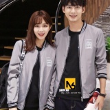 [HCM]Áo Khoác Dù Bomber Nam Nữ Xám Cao Cấp - CA4