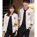 Áo khoác dù nam nữ trắng cao cấp - pd1