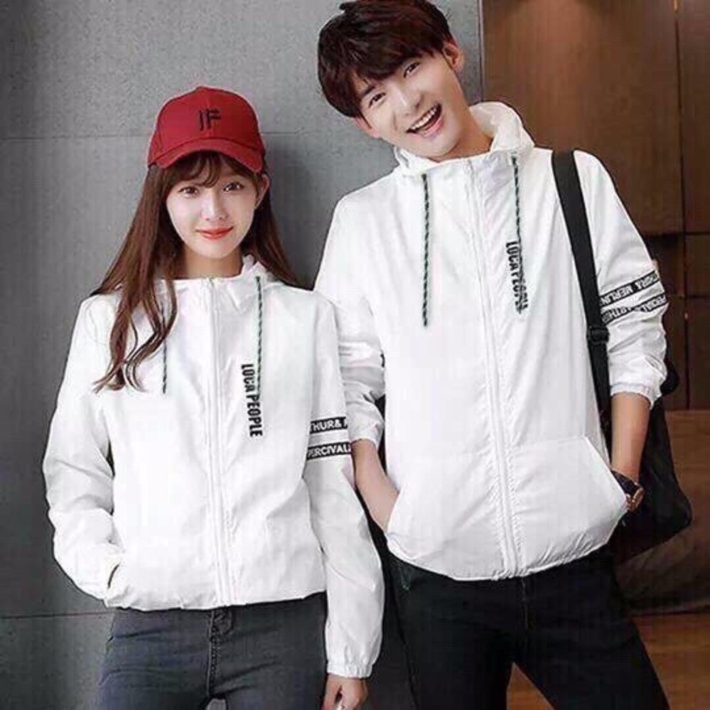 Áo khoác cặp dù mỏng nhẹ mát Loca people hot nhất X532 - Áo khoác nam, áo khoác nữ phong cách Hàn Quốc chất vải mềm mịn dễ dàng phối đồ không bao giờ lỗi mốt, dành cho người dưới 65kg mặc cực kỳ đẹp