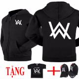 Áo khoác hoodie Alan Walker tặng áo thun, nón Alan Walker