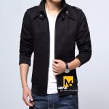 [HCM]Áo Khoác Kaki Nam Black Phối Cầu Vai  - AKA10