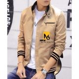 [HCM]Áo Khoác Kaki Nam Phối Kéo Hàn Quốc QK15 - Kem