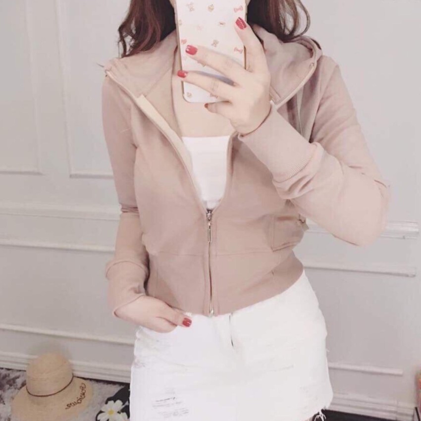 [HCM]ÁO KHOÁC NỮ DA CÁ TẢN NHIỆT  CẤP FASHION
