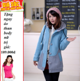 Áo Khoác nữ kitty + Tặng áo thun body nữ