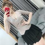Áo len mỏng kim tuyến cổ tim