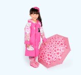 Áo mưa trẻ em họa tiết Thỏ Hồng ngộ nghĩnh F148