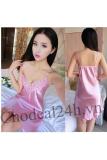 Áo ngủ phi bóng ren ngực cdanp02