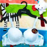 Áo ngực ren mút vừa màu trắng size 34