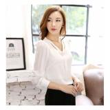 Áo sơ mi công sở nữ phối ngọc trai