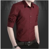 [SALE]XẢ KHO Áo sơ mi nam chấm bi thanh lịch sang trọng 102