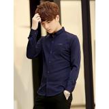 Áo sơ mi nam Navi body vải lụa co dãn