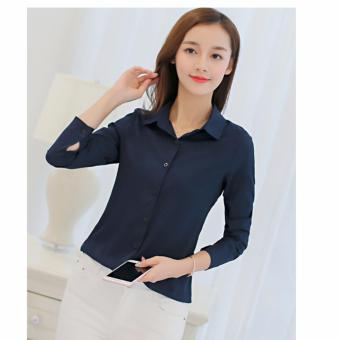 Áo Sơ Mi Nữ Cao Cấp Sodoha TH365 - Màu Xanh Đen May 2018 - 2 Áo Sơ Mi Nữ Cao Cấp Sodoha TH365 - Màu Xanh Đen - 2