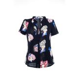 Áo sơ mi nữ cổ trụ mia smnu15