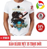 Áo thun 3D Liên Minh Huyền Thoại Yasuo Ma Kiếm SNYAS02 (Trắng)