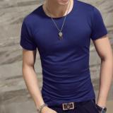 Áo Thun Body Ngắn Tay Nam Cổ Tròn - AT03 ( Xanh )