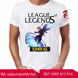 Áo thun Liên minh huyền thoại 3D Ezreal Vũ Khí Tối Thượng LOLEZR01 (Trắng)