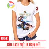 Áo thun Liên Quân Mobile 3D nữ Butterfly Skin Thủy Thủ (Trắng)