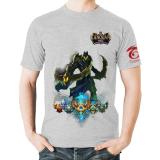 Áo thun Liên Quân Mobile 3D Tướng Nakroth Skin Quân Đoàn Địa Ngục (Xám)