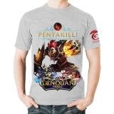 Áo thun Liên Quân Mobile 3D Tướng Raz Skin Đại Tù Trưởng PentaKill (Xám)