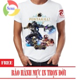 Áo thun Liên Quân Mobile 3D Tướng Triệu Vân (Trắng)