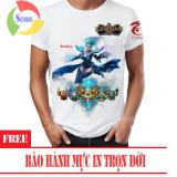 Áo thun Liên Quân Mobile Natalya Skin Quý Cô Thủy Tề (Trắng)