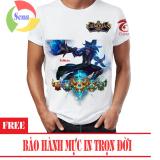 Áo thun Liên Quân Mobile Valhein Skin Hoàng Tử Quạ (Trắng)