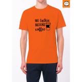 [HCM]Áo thun nam cam in hình chữ phong cách hàn quốc vải dày mịn AoKNAM208