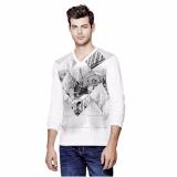 Áo thun nam chính hãng guess keison long-sleeve v-neck tee