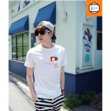 [HCM]Áo thun nam trắng in hình I LOVE YOU phong cách hàn quốc vải dày mịn AoKNAM129
