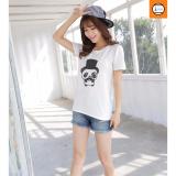 Áo thun nữ hàn quốc in hình dễ thương AoK1208