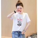[HCM]Áo thun nữ in chữ i love you vải dày mịn AoK1585
