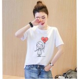 [HCM]Áo thun nữ in hình dễ thương vải dày mịn AoK1600