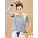 Áo thun nữ in hình pháo hoa form rộng hàn quốc vải dày mịn AoK1570