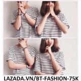 Áo thun nữ kiểu sọc ngang thời trang - bt fashion at048k