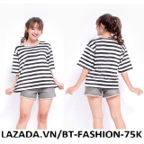 Áo thun nữ kiểu sọc ngang thời trang sơn tùng style - bt fashion at048c )