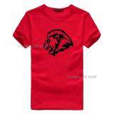 Áo thun unisex in hình đầu sư tử cao cấp