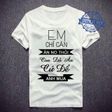 Áo thun unisex slogan atb463