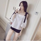 Aó trễ vai cột dây