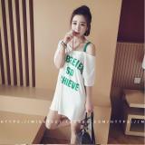 Áo váy lệch vai 016