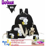 Ba lô thời trang bộ 5 isee1 không kèm gấu + kèm quà mua 2 sp