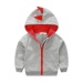 Baby Boys Cute Cartoon Dinosaur Hooded Jacket Tops Coat Sweatshirt - intl  