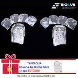 Bộ 10 miếng lót đế giày silicon tăng chiều cao + tặng chuông từ chống trộm