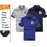 Bộ 3 áo thun cá sấu nam af cao cấp + tặng quần lót nam